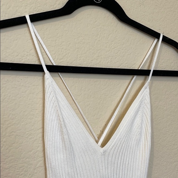 White body suit with open back - Picture 3 of 7